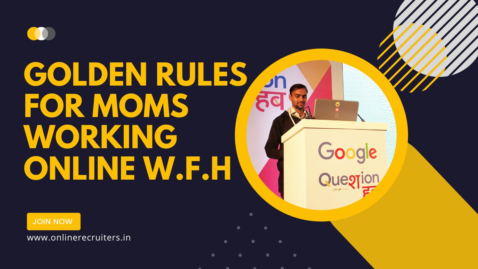 You are currently viewing Golden Rules For Online Working Moms